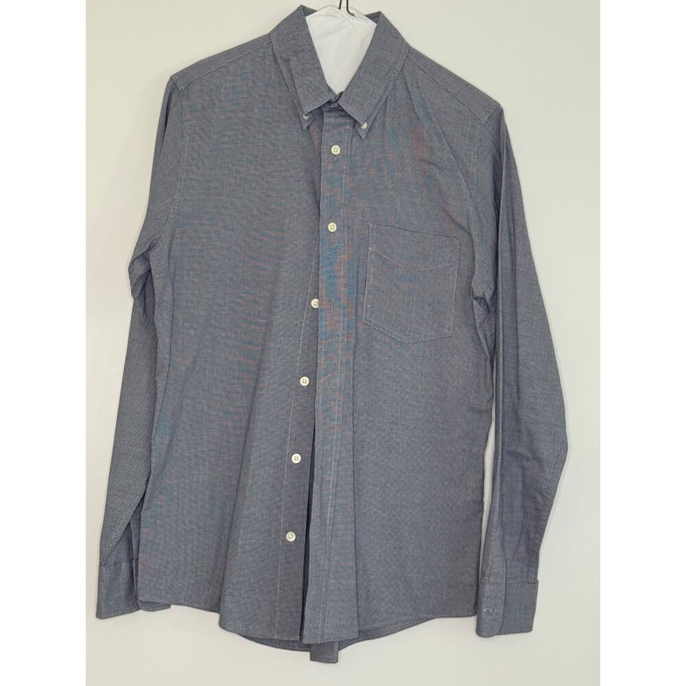 Men's Jack Spade Button Down Blue-Gray Small Check Shirt Small